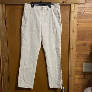 Banana Republic White Aiden Chino